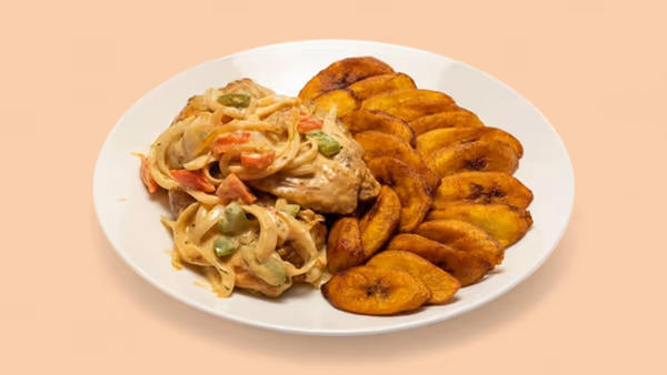 Pulled Mayo med stekt plantain